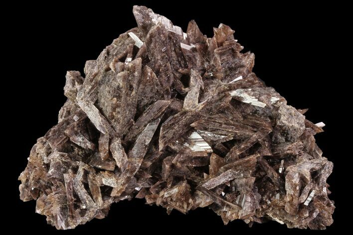 Axinite Crystal Cluster - Peru #87737